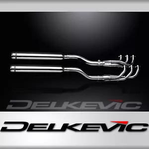 Honda F6C Valkyrie 1997-2004 Full Exhaust 6-2 21" Stainless Bull Nose Mufflers - Foto 1 di 5