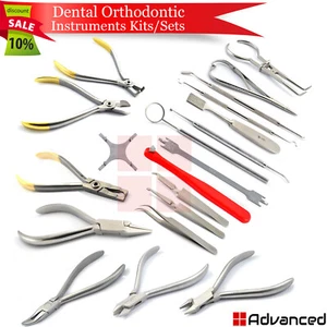 Range Of Orthodontic Instruments Sets Ligature Separating Pliers Band Selection - Picture 1 of 13