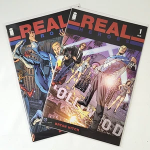 Lot (2) Real Heroes #1 #3 Image Comics (2014) Bryan Hitch - Picture 1 of 3