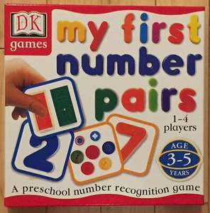 Mi primer número pares de juegos reconocimiento de números preescolar aprendizaje temprano juegos DK - Imagen 1 de 1