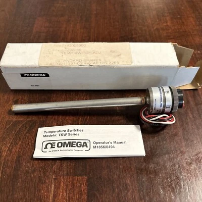New Omega TSW-41 P/N # 7163005300 Adjustable Temperature Switches - Image 1 of 4
