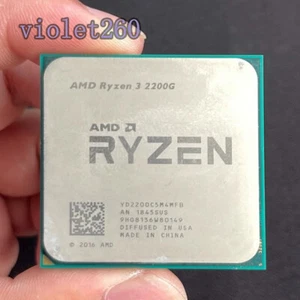 AMD Ryzen 3 2200G AM4 CPU Processor R3 2200G Quad Core 4-Thread Desktop 3.5GHz - Picture 1 of 1