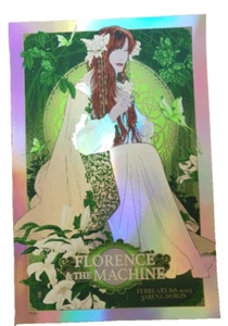 Póster Florence and The Machine Dublin 2023 Rainbow Foil Art Vance Kelly edición limitada - Imagen 1 de 2
