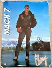 John Elway Mach 7 Vintage KBS Inc. Poster 1986 Denver Broncos signed JSA COA