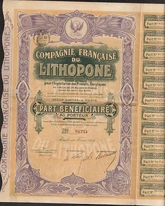 TOP DECO (art déco) => LITHOPONE, Chimie (M) - Foto 1 di 1