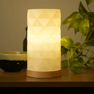 3D Printed Spiral Lamp – Modern LED Table Lamp, Unique Home Decor, Warm Ambient - Picture 1 of 5