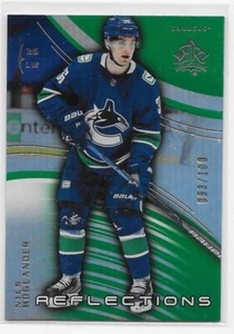 20/21 UD EXTENDED TRIPLE DIMENSIONS REFLECTIONS EMERALD Nils Hoglander #93/100 - Picture 1 of 1