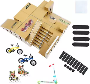 Skate Park Kit, Skate Park Kit Ramp Parts for Finger Skateboard Park Kit Part Tr - Picture 1 of 12