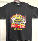 Vintage Scorpions T Shirt Single Stitch Dbl Side Tour 1988 Savage Amusement XL