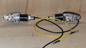 LED Blinker 2 Stk Dreieckform Klarglas schwarz 12V - Bild 1 von 4