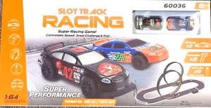Slot Track Racing Super Rennspiel 40cm x 90cm Regelbare Geschwindigkeit! Maßstab 1:64 - Bild 1 von 8