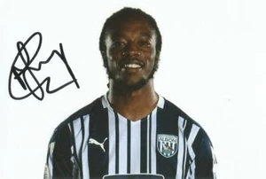 WEST BROM: ROMAINE SAWYERS SIGNED 6x4 2020/2021 PORTRAIT PHOTO+COA - Picture 1 of 1