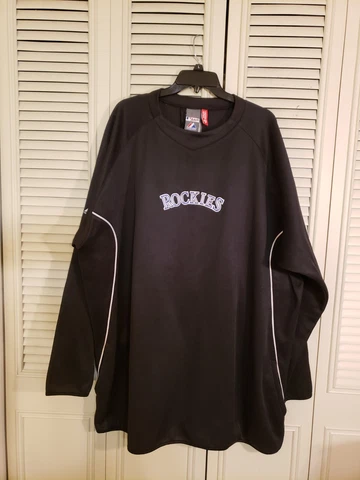 Colorado Rockies Mens Size 3XLT Majestic Therma Base Sweatshirt Cover