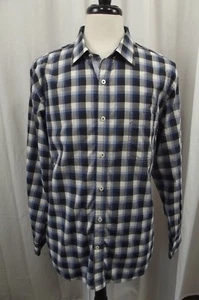 Camicia uomo Nat Nast L grande abbottonata davanti a quadri manica lunga vestibilità americana - Foto 1 di 4