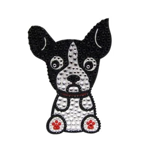 Boston Terrier Strass Aufkleber Sticker - Bild 1 von 1
