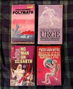4-Lot Vintage SF Novels John Brunner / Walter Moudy / Ted White © 1960's Lot "M" - Picture 1 of 10