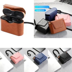 Leder Tasche Schutz Hülle Case Cover für WF-1000XM3 Bluetooth Kopfhörer ade - Zdjęcie 1 z 16