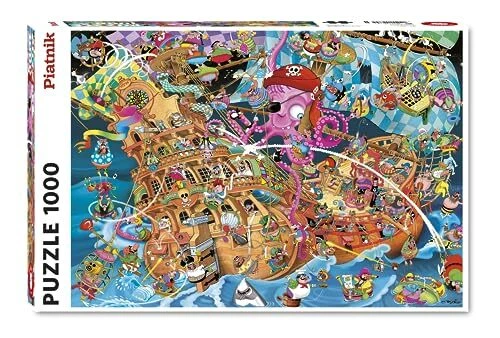 Piatnik The Pink Pirate 1000 Piece Puzzle  - Image 1 of 1