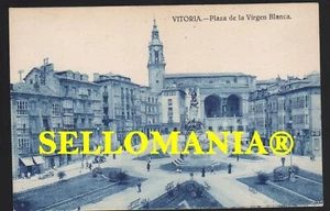 POSTAL 1920 - 1930 VITORIA PLAZA DE LA VIRGEN BLANCA ALAVA TCP00134 - Picture 1 of 1