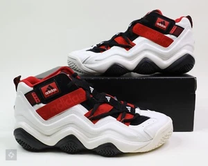 Adidas Top Ten 2000 Bianco Rosso Nero Scarpe da Basket Uomo Taglia 8.5-13 (FZ6224) - Foto 1 di 8