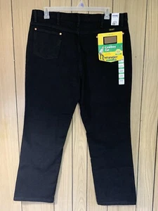 Denim vintage Wrangler corte vaquero negro para hombre talla 40x30 - Imagen 1 de 4