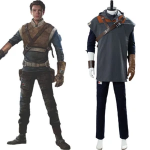 Star Wars Fallen Order Cal Kestis Cosplay Costume Uniform Halloween Suit - Picture 1 of 12