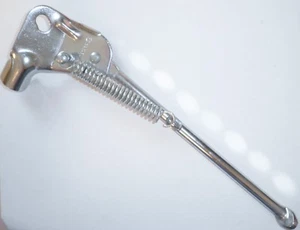 SILVER 20" STEEL BICYCLE KICKSTAND BIKE PARTS 464 - Picture 1 of 4