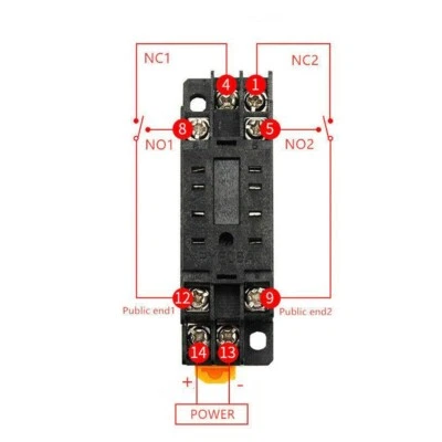 Halbleiterrelais 1s 5s 10s 30s 60s 50/60 Hz Verzögerungstimer Zeitrelais - Image 1 of 4