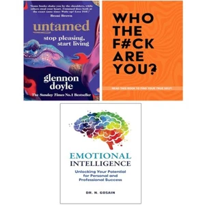 Untamed Glennon Doyle, Who The F*ck Are You, Emotional Intelligence 3 Books Set - Picture 1 of 4
