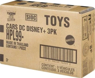 Mattel Disney Pixar Cars Mini Racers 3-Pack of Small Die-Cast Toy Cars & Trucks - Image 1 of 4