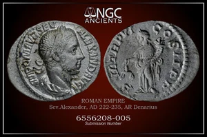 Alexander Severus NGC XF RÖMISCHE MÜNZEN, AD 222-235. AR Denar. A940 - Bild 1 von 10