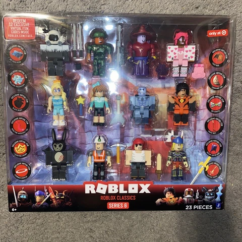 Roblox Set of 12 Action Figures Classics Series 6 NEW Target Exclusive 3-Inch Cover