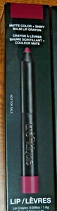 TreStique 2 in 1 Matte Color + Shiny Balm Lip Crayon Belize Bordeaux NIB - Picture 1 of 2