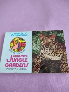 VINTAGE SARASOTA JUNGLE GARDEN OF FLORIDA SOUVENIR BOOK 10 PICTURES - Picture 1 of 5
