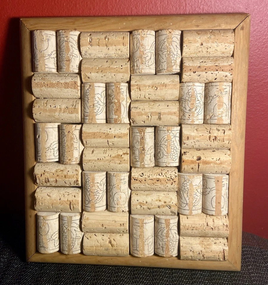 Cork Wooden Tray Wall Hang Cooling Trays 10” - Image 1 of 2
