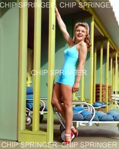 EVELYN ANKERS Portrait #8 | 8X10 SCHÖNES FARBFOTO VON CHIP SPRINGER - Bild 1 von 1