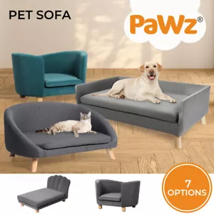 Pawz Pet Sofa Bed Dog Warm Soft Lounge Couch Soft Removable Cushion Chair - Picture 1 of 84