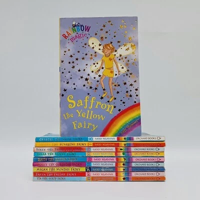 Rainbow Magic Daisy Meadows 10 Book Bundle Lot The Fun Day Pet Keeper Fairies - image 1 of 4