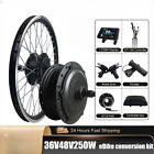 36V 48V 250W Rear Wheel Hub Motor Kit E-bike Conversion Kit 16-29inch 700C 