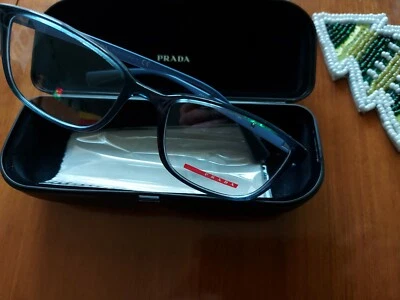 Auténtico marco de gafas Prada VPS 04I talla 53, Col. CZH cristal azul Foto 1 de 4