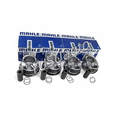 4X MAHLE Pistons & Rings STD Φ82.51mm Φ23mm For VW GLI GTI Audi A4 Q5 2.0 TFSI - Image 1 of 4
