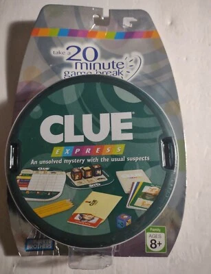 Clue Express Board Game from Parker Brothers 2007 (Travel Game) New & Sealed - Image 1 of 2