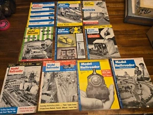 Lot Of 10 Vintage Model Railroader Magazines 1955 Issues - Picture 1 of 11