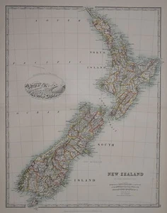 NEUSEELAND VERÖFFENTLICHT VON KEITH JOHNSTON. 1912. - Bild 1 von 1