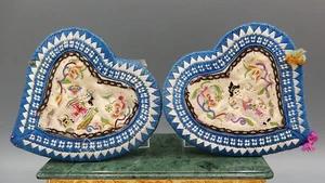 Calentadores de orejas/paneles de pared asiáticos bordados únicos en su clase para casa de muñecas miniatura 1:12 - Imagen 1 de 12