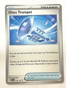 Glass Trumpet 135/142 Uncommon Trainer Stellar Crown Pokemon TCG - Near Mint NM - Picture 1 of 4