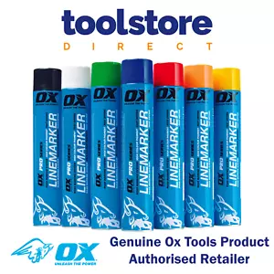 OX Tools OX-T022607 nero - Spray marcatore linea permanente 750 ml - Foto 1 di 3