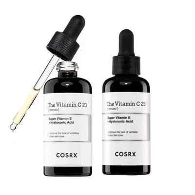 2Pcs COSRX The Vitamin C 23 Serum - Super Vitamin E + Hyaluronic Acid 20ml
