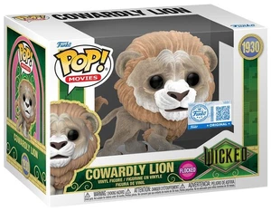 NEW Funko POP! Movies: Wicked - Cowardly Lion (Flocked) (Special Edition) #1930 - Picture 1 of 2