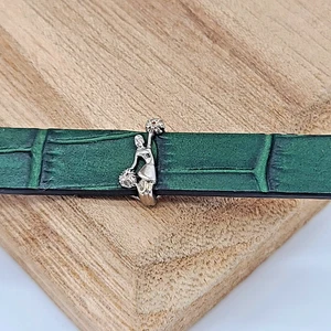 KEEP Collective Cheerleader Silver Sliding Key Charm Pom Poms - Picture 1 of 6